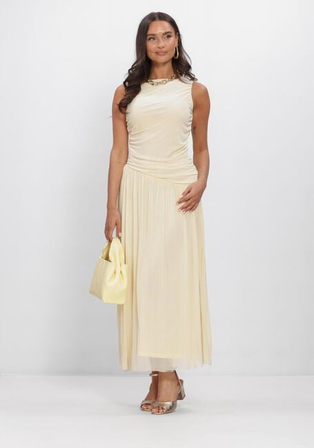 NEO NOIR Robe maxi CLUDINE MESH DRESS en jaune - large
