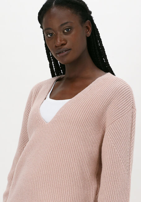 ANOTHER LABEL Pull HEDDA KNITTED PULL en rose - large