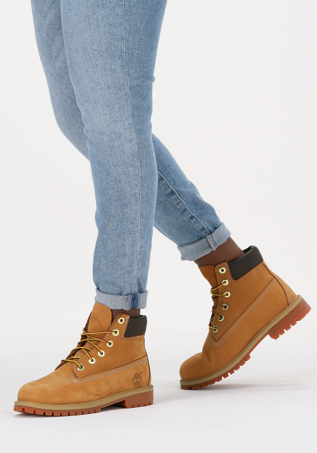 TIMBERLAND Bottillons 6IN PREM RUST en camel - large