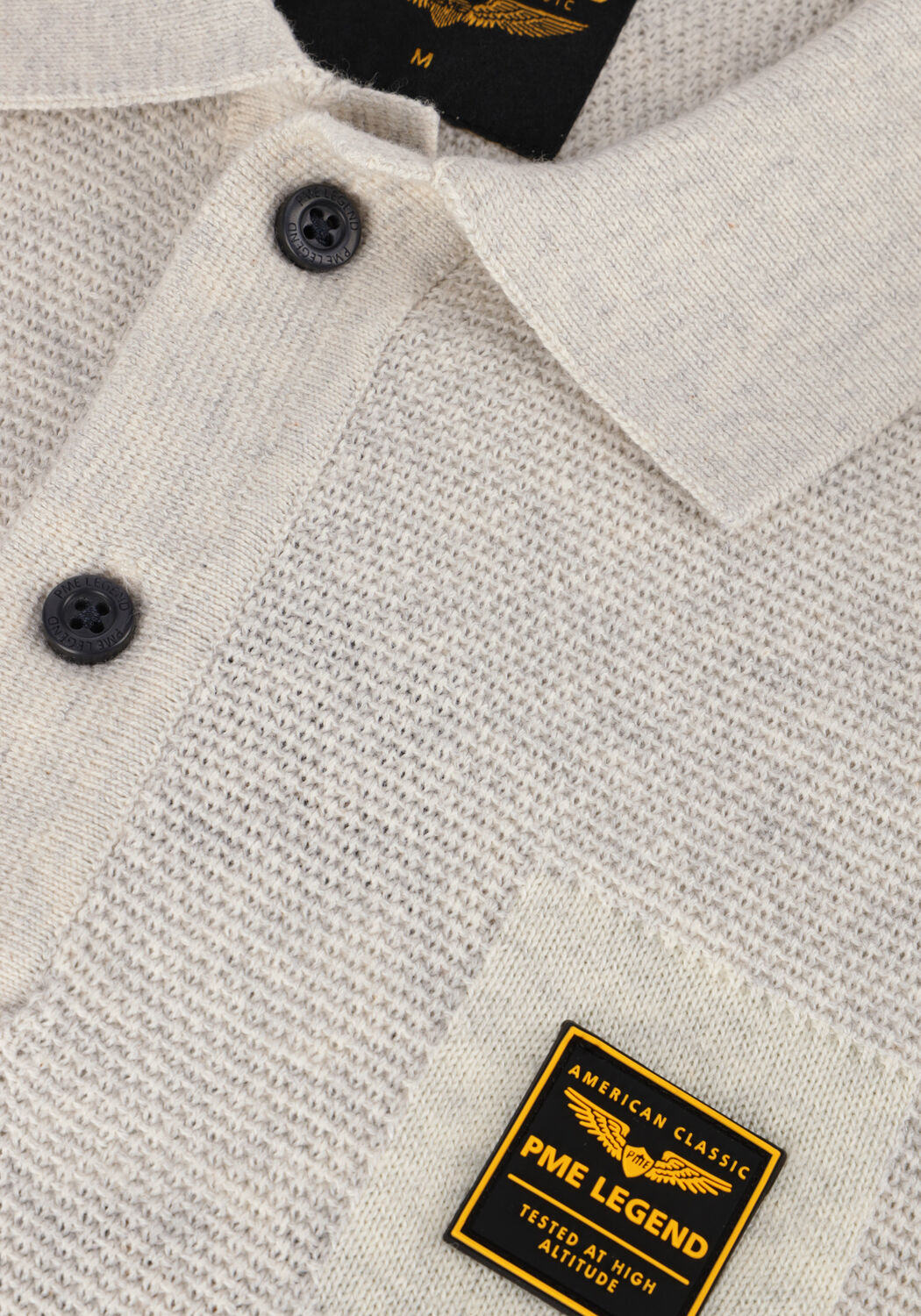 Witte PME LEGEND Polo SHORT SLEEVE POLO COTTON - large