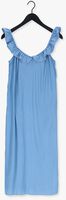 Blauwe OBJECT Midi jurk LUCILLE S/L DRESS