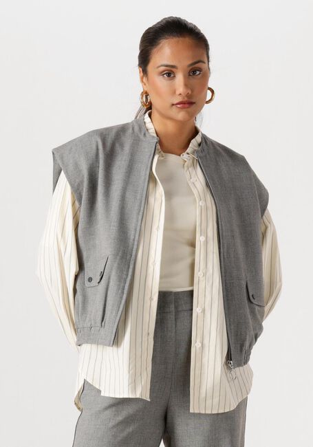 Grijze WITHBLACK Gilet WBLMARINA TAILORED WAISTCOAT - large