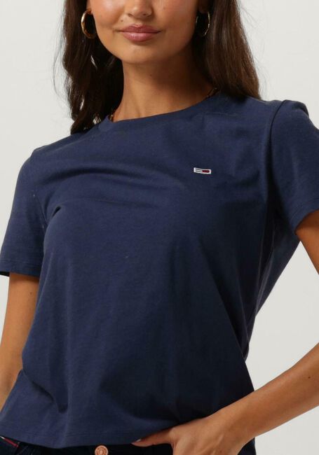 TOMMY JEANS T-shirt TJW REGULAR JERSEY C NECK en bleu - large
