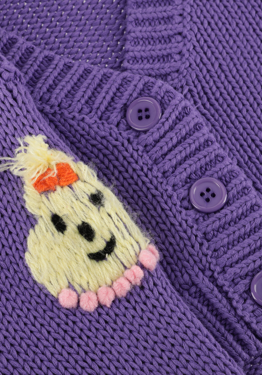 DAILY BRAT Pull LADY ARABELLA CARDIGAN en violet - large