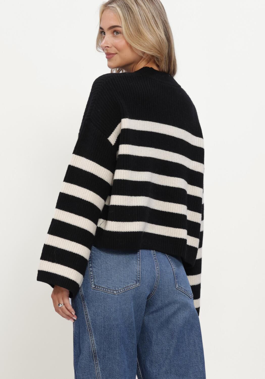 Zwarte EDITED Trui LOUISE JUMPER - large