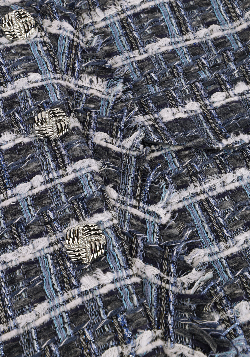 Blauwe STUDIO AMAYA Gilet SEMMY - large