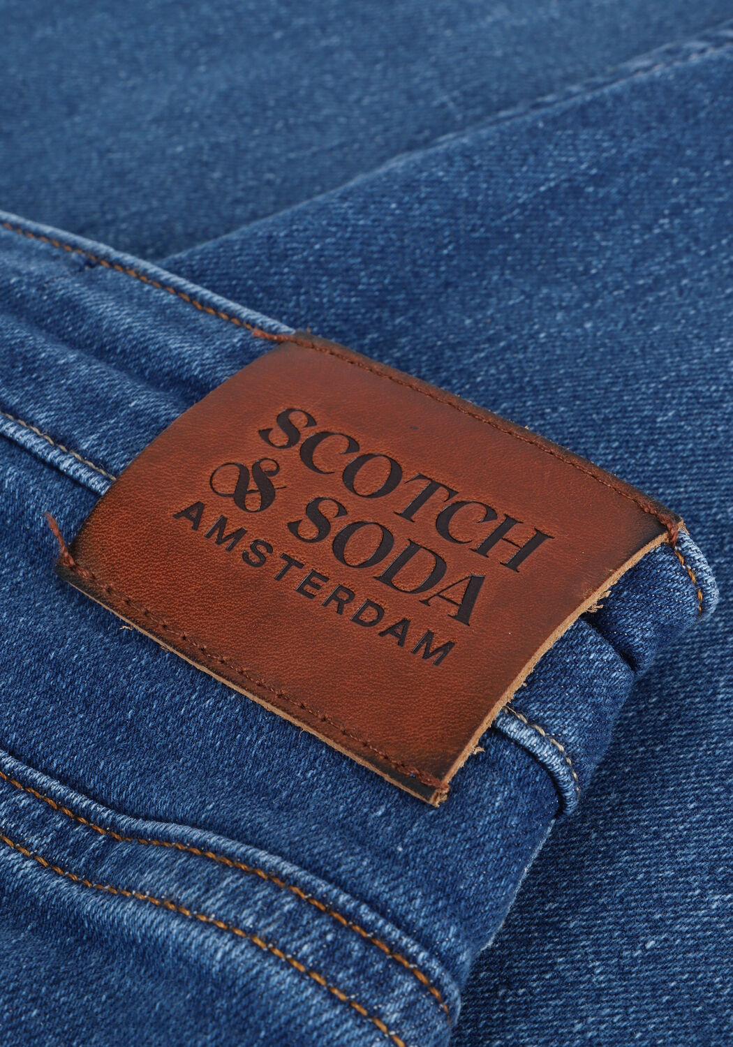 Blauwe SCOTCH & SODA Skinny jeans HAUT SKINNY JEANS - HIGH TIDE - large