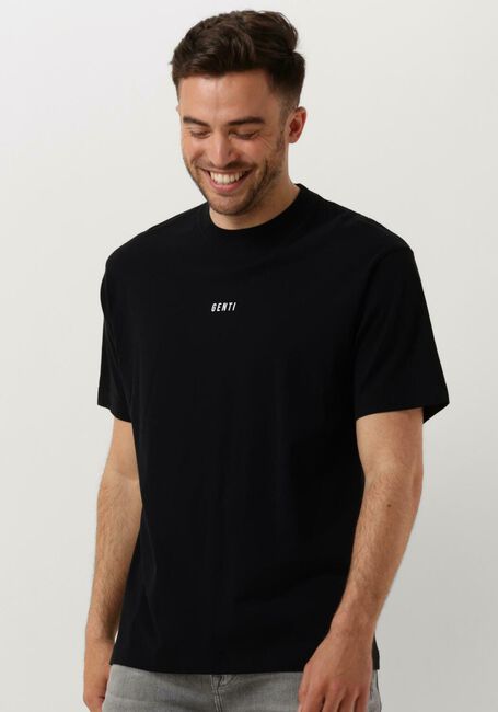GENTI T-shirt J9079-1223 en noir - large
