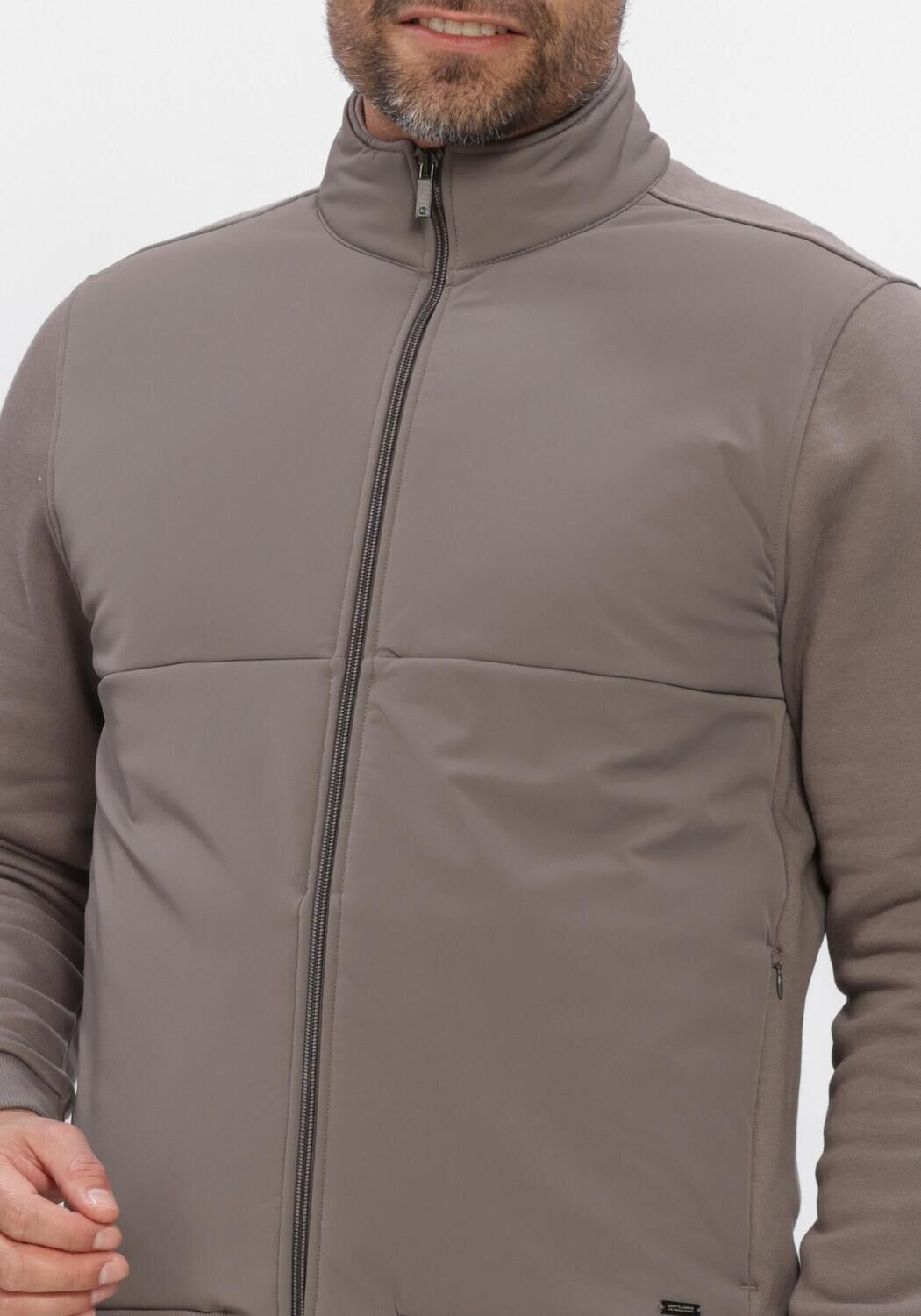 GENTILUOMO Jack JACKET MATERIAL MIX en marron - large