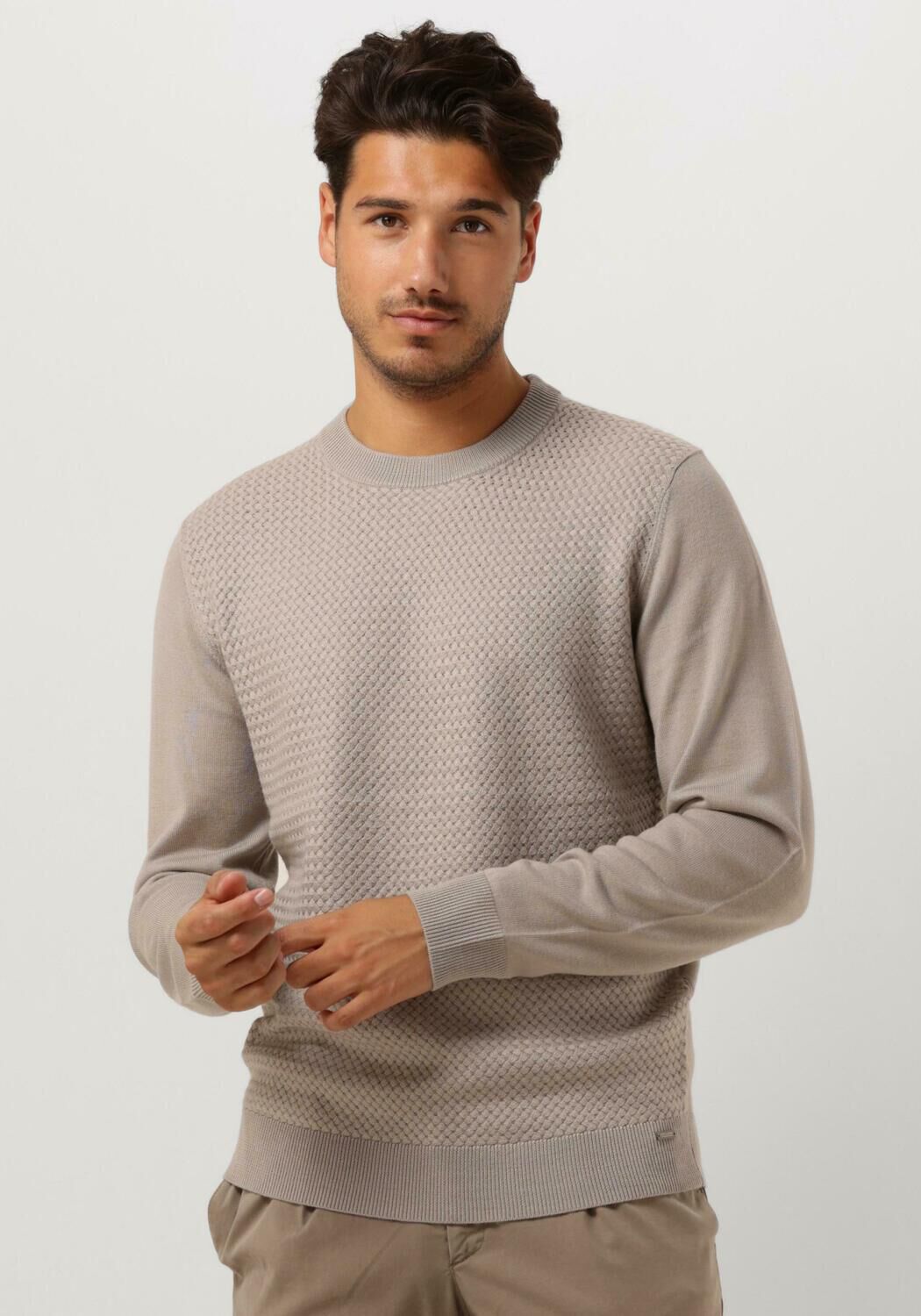 Beige GENTILUOMO Trui K8164 263 Omoda