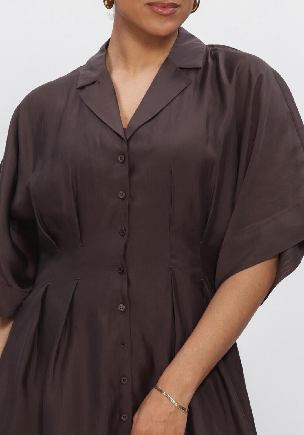 Bruine COPENHAGEN MUSE Maxi jurk CMMOLLY-DRESS 207892 - large