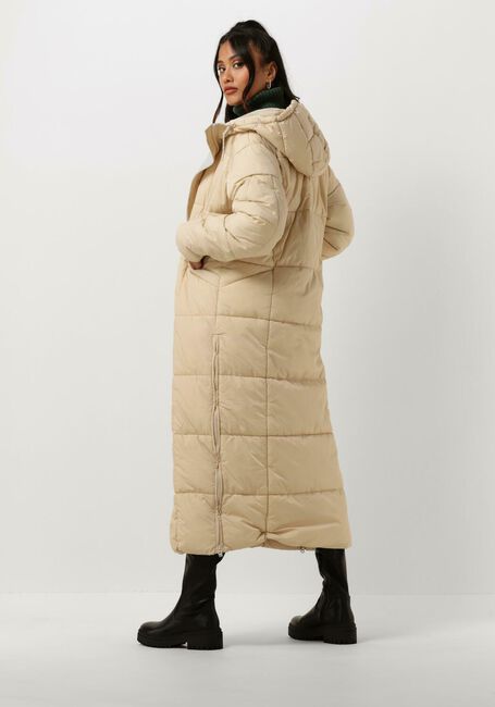 ANOTHER LABEL Veste matelassé MILLE LONG PUFFER Sable - large
