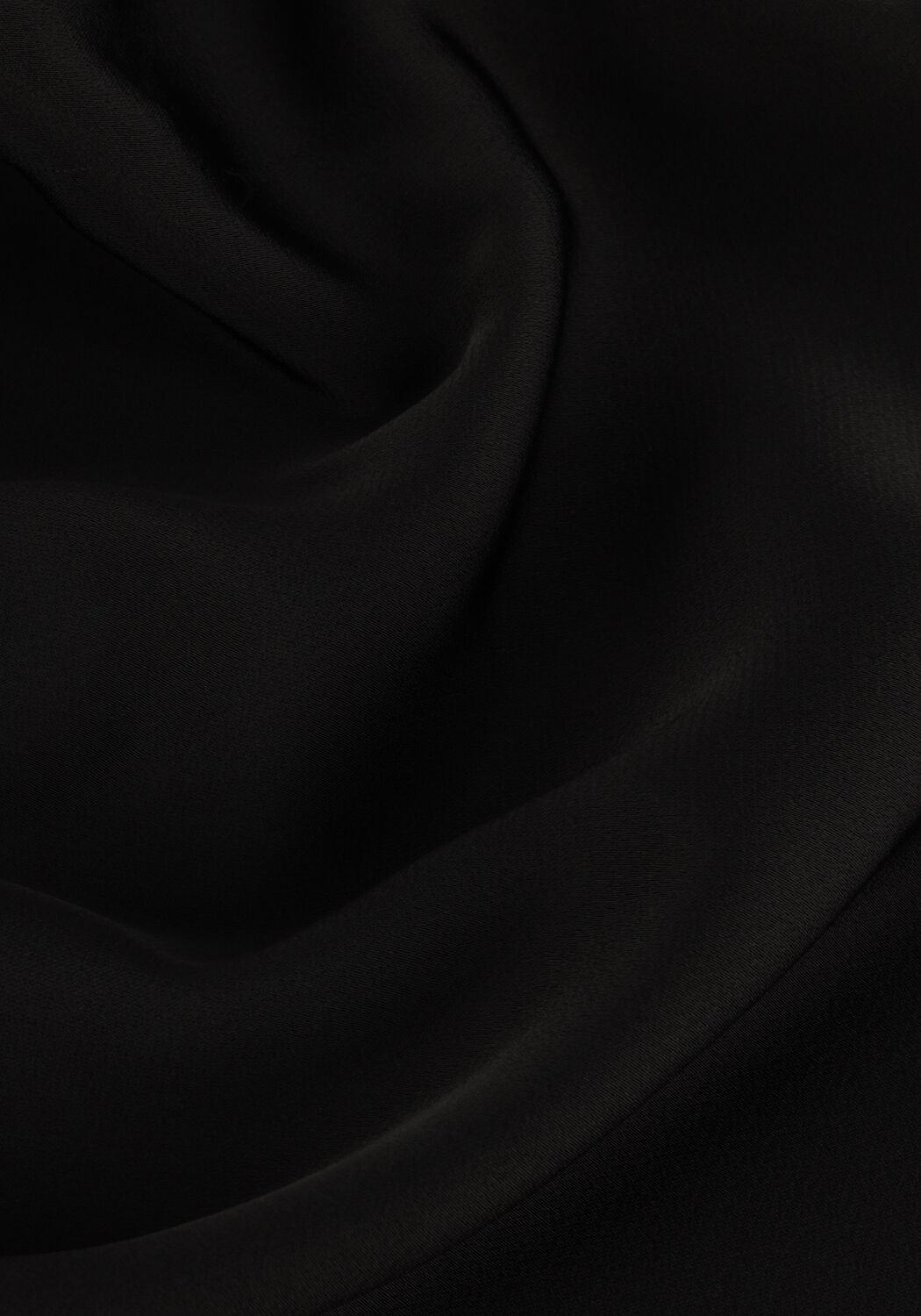 Zwarte NEO NOIR Mini jurk VEGA SOFT SATIN DRESS - large