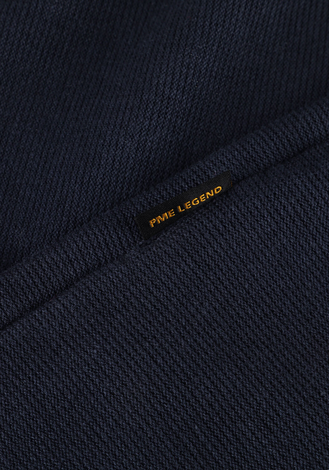 PME LEGEND Pull HALF ZIP COLLAR COTTON MODAL Bleu fonc&eacute; - large