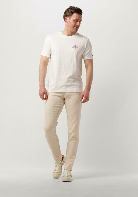 CAST IRON T-shirt SHORT SLEEVE R-NECK REGULAR FIT COTTON Blanc - large
