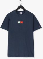 TOMMY JEANS T-shirt TJM VINTAGE FLAG PRINT TEE Bleu foncé