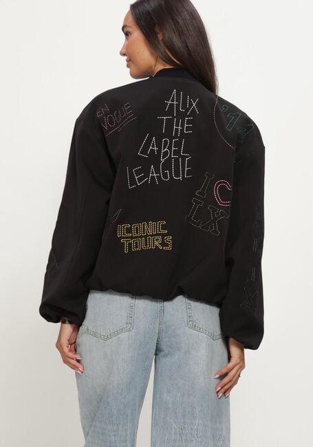 ALIX THE LABEL LADIES WOVEN ARTWORK BOMBER Vestes en noir - large