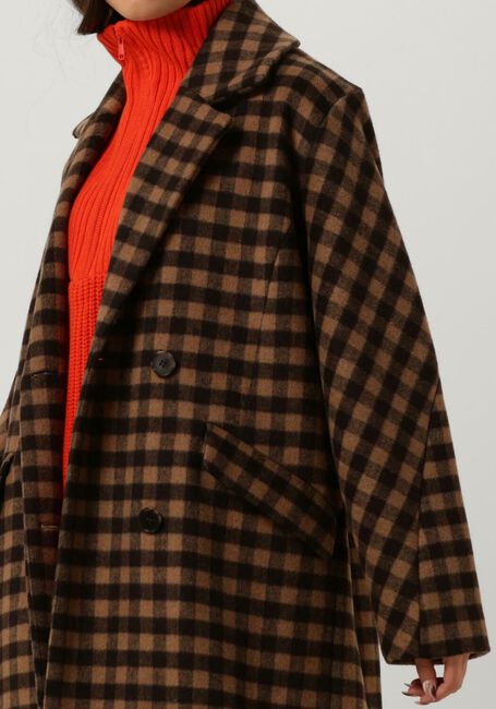 SELECTED FEMME Manteau NEW ELEMENT WOOL COAT B en marron - large