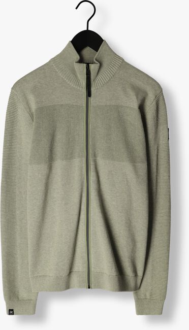 Groene VANGUARD Vest ZIP JACKET COTTON MELANGE - large