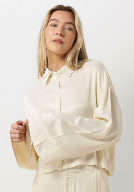 Ecru ALIX THE LABEL  LADIES WOVEN KIMONO SLEEVE BLOUSE - large