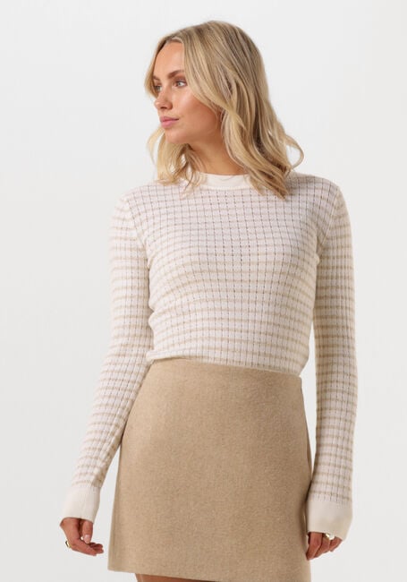 VANILIA LUREX CREWNECK Hauts & T-shirts Écru - large