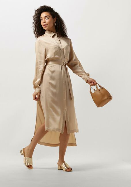 SEMICOUTURE Robe midi FILLIPA DRESS en or - large