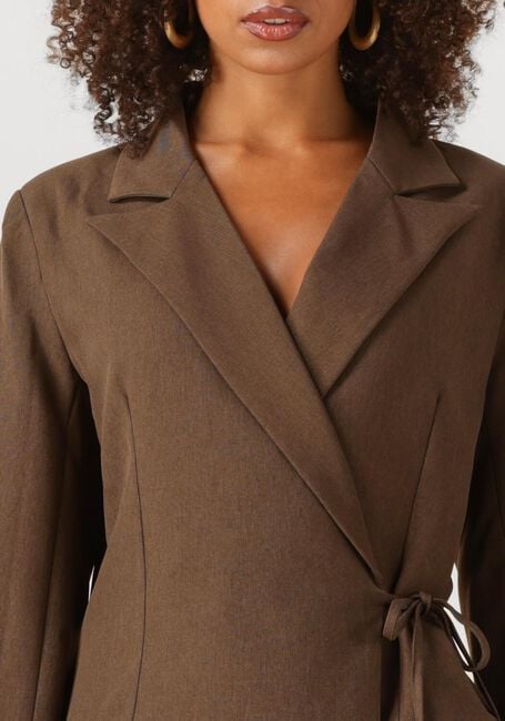 YDENCE Mini robe DRESS APRIL en marron - large