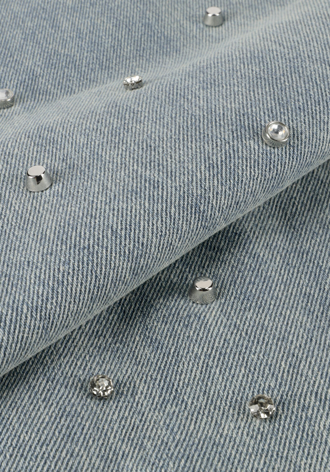 ALIX THE LABEL Straight leg jeans LADIES WOVEN EMBELLISHED DENIM PANTS en bleu - large