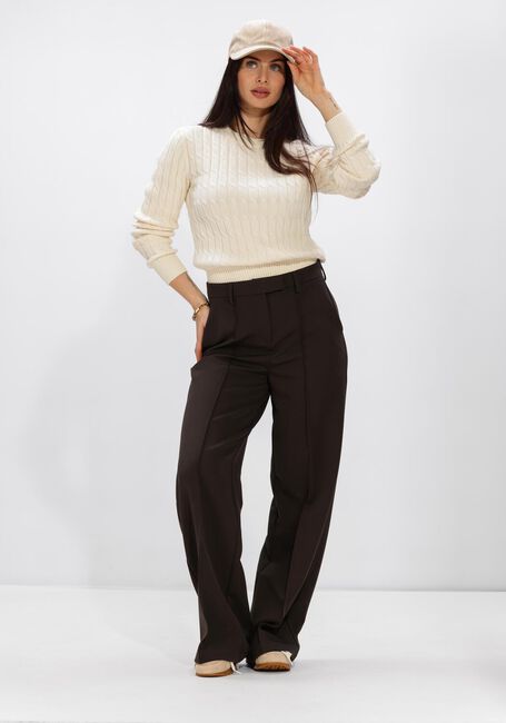 TOMMY HILFIGER Pull CO CABLE MID GG C-NK LS SWT Cr&egrave;me - large