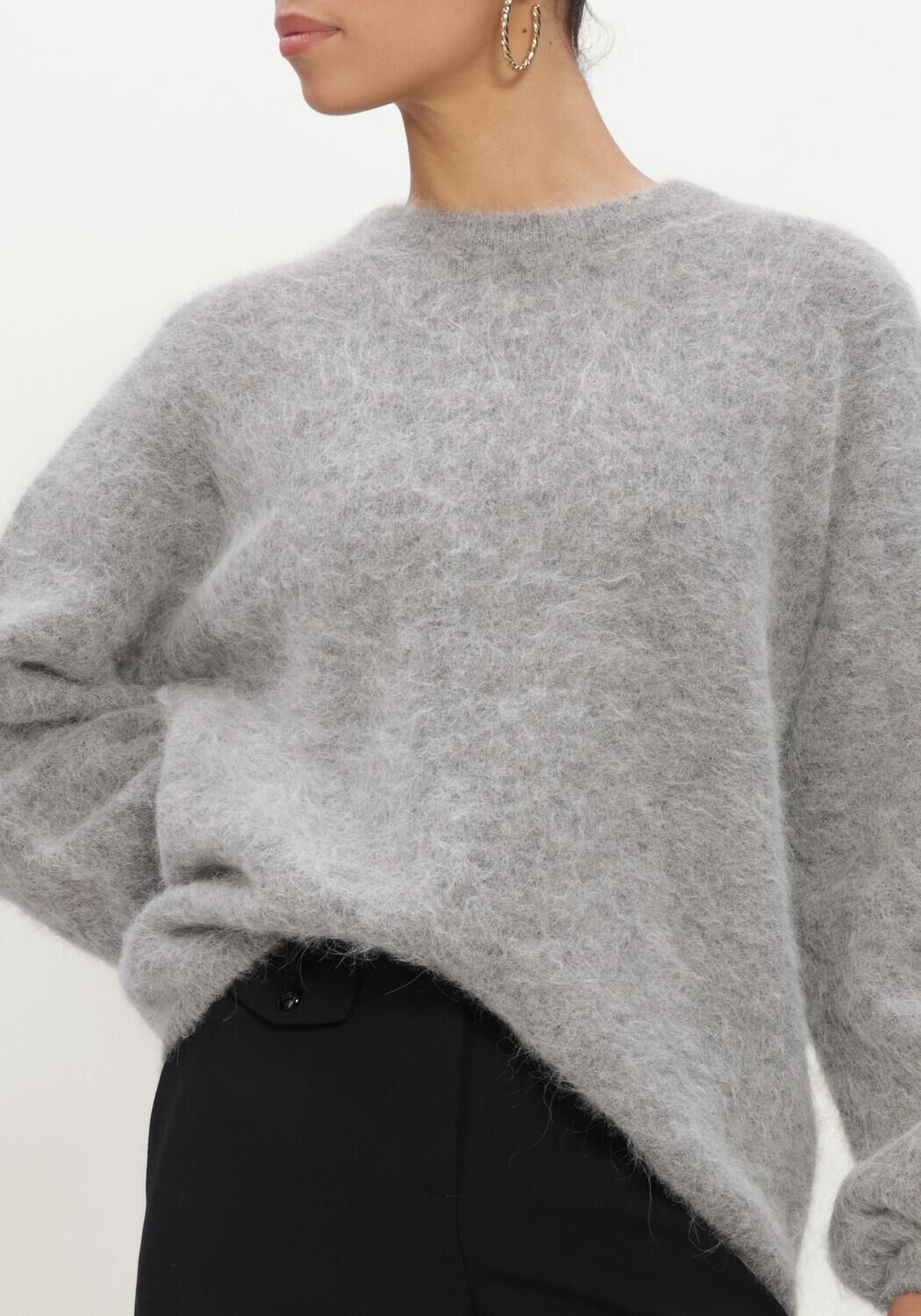 LINA LOCCHI Pull LL-BENIGNE Gris clair - large