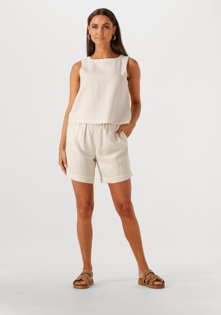 MSCH COPENHAGEN Pantalon courte MSCHDISA HW SHORTS Écru - large