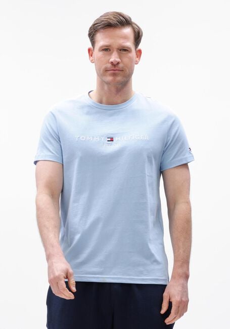 TOMMY HILFIGER T-shirt TOMMY LOGO TEE Bleu clair - large