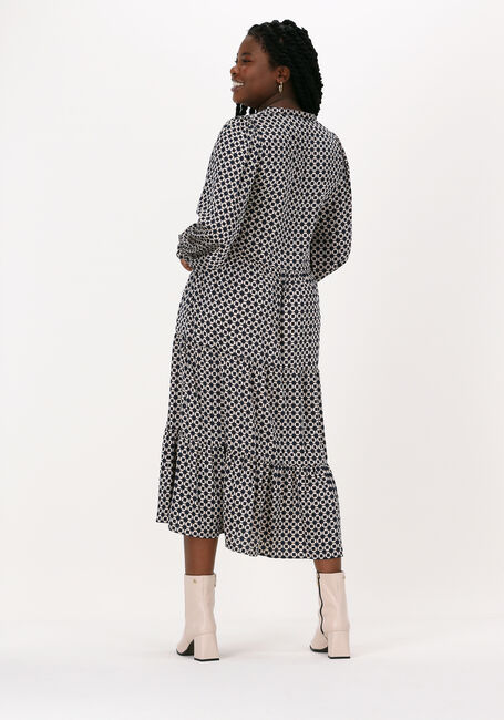 NEO NOIR Robe midi LAYLI SQUARE MIX DRESS Bleu foncé - large
