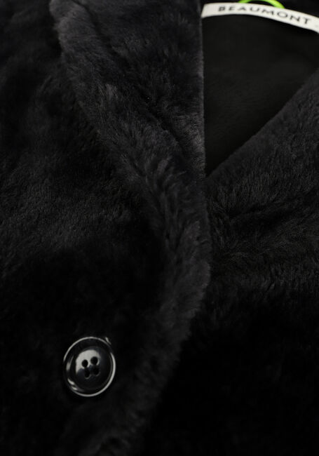 BEAUMONT Manteau en fausse fourrure BONDED TEDDY COAT en noir - large
