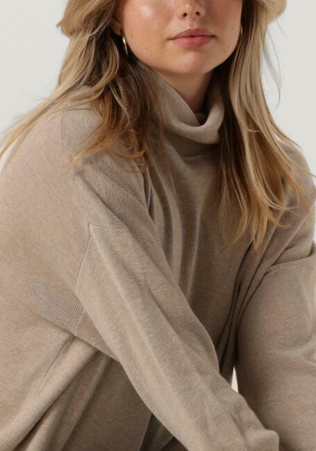 KNIT-TED Col roulé MARA Sable - large