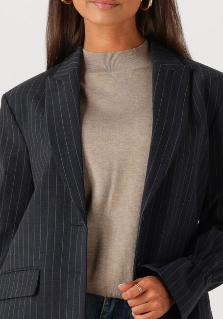 Zwarte SUMMUM Blazer BLAZER BOYFRIEND PINSTRIPE - large