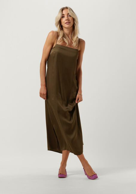 MODSTRÖM Robe midi CARWYN DRESS Vert foncé - large