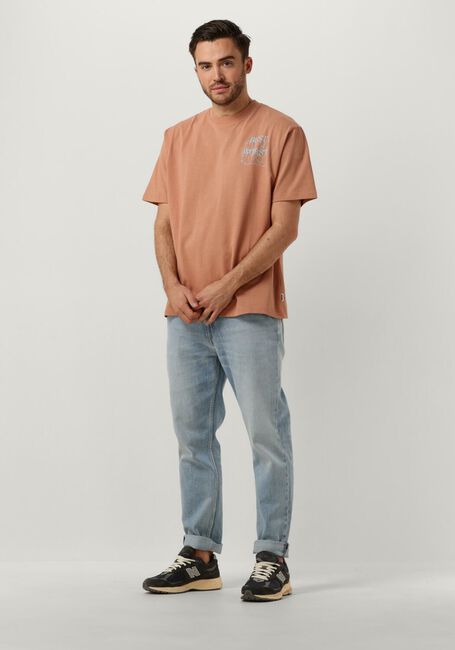 Koraal WOODBIRD T-shirt WBBAINE DAY TEE Koraal WOODBIRD T-shirt WBBAINE DAY TEE - large