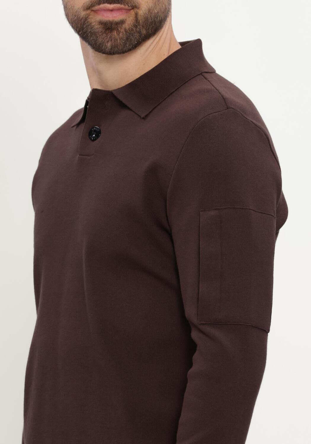 SAINT STEVE Pull DOMINIQUE en marron - large
