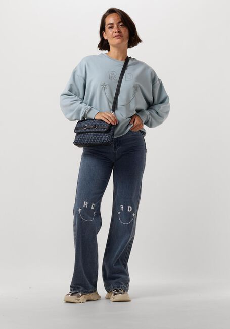 Blauwe REFINED DEPARTMENT Wide jeans HANNAH - large