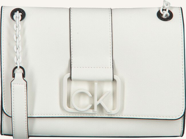 Witte CALVIN KLEIN Schoudertas CK CAST CONV MD Witte CALVIN KLEIN Schoudertas CK CAST CONV MD - large