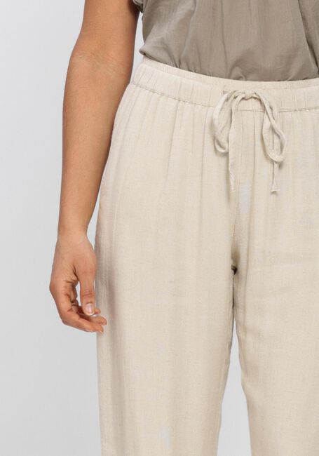 NEO NOIR SONAR DRAPY LINEN PANTS Pantalons Cr&egrave;me - large