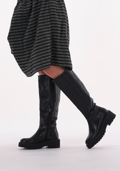 VIA VAI Bottes hautes BOBBI en noir - large