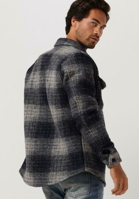 Blauwe PROFUOMO Overshirt OVERSHIRT CHECK - large