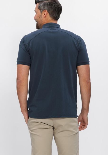 Donkerblauwe CAST IRON Polo SLIM FIT FINE PIQUE ESSENTIAL - large