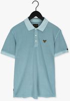 Lichtblauwe PME LEGEND Polo SHORT SLEEVE POLO GARMENT DYED PIQUE