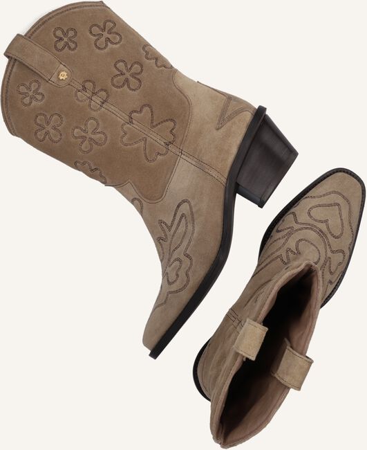 Beige FABIENNE CHAPOT  JOLLY MID HIGH EMBROIDERY BOOT Beige FABIENNE CHAPOT  JOLLY MID HIGH EMBROIDERY BOOT - large