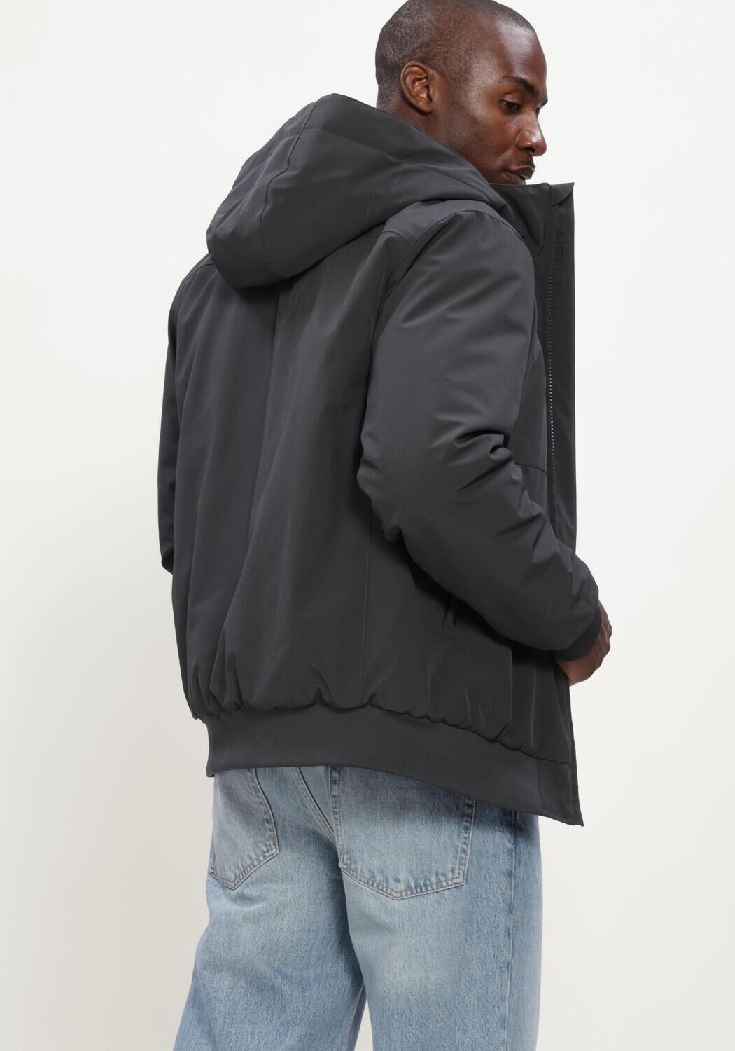Grijze AIRFORCE Jack PADDED BOMBER - large