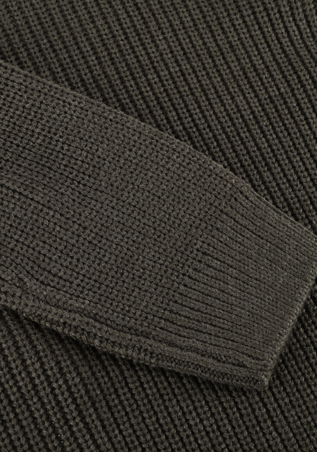 DSTREZZED Pull CREW RIBKNIT Vert fonc&eacute; - large