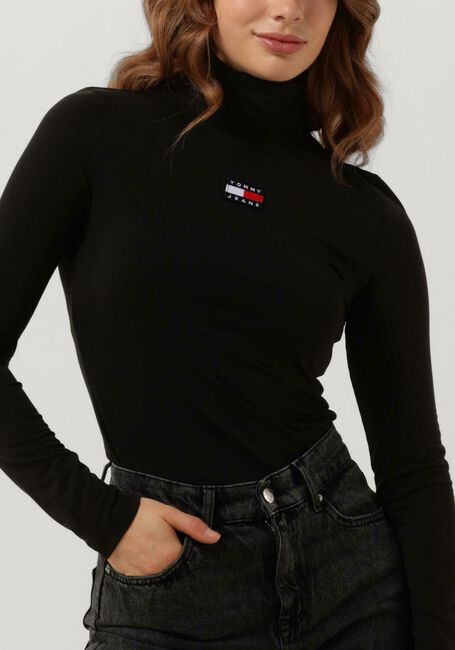 Zwarte TOMMY JEANS Tops & T-shirts OTHER KNIT LONGSLEEVE - large